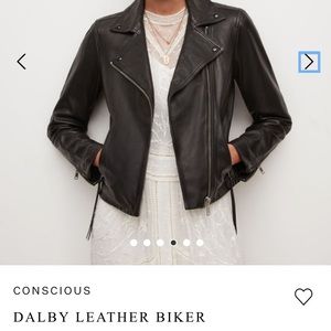 Allsaints Daley leather biker jacket